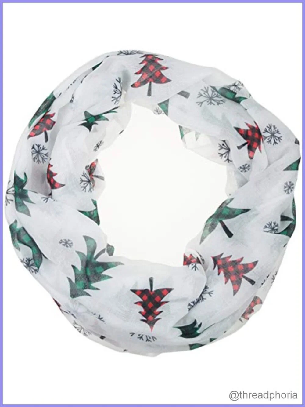 2-Pack Soft Lightweight Sheer Infinity Scarf Gift Idea